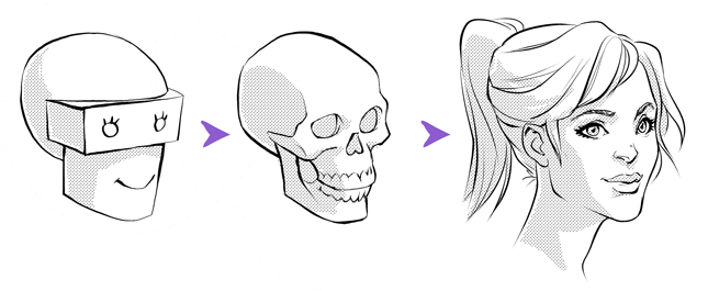 Cómo dibujar caras y expresiones faciales | Art Rocket