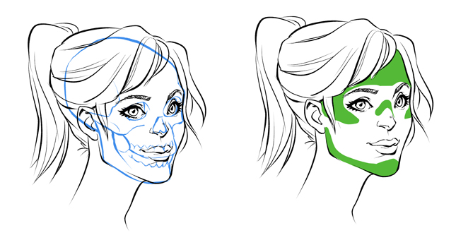 How To Draw Expressions. Part 3  Drawing tutorials, outline, guades, tips  for artists - Art blog 