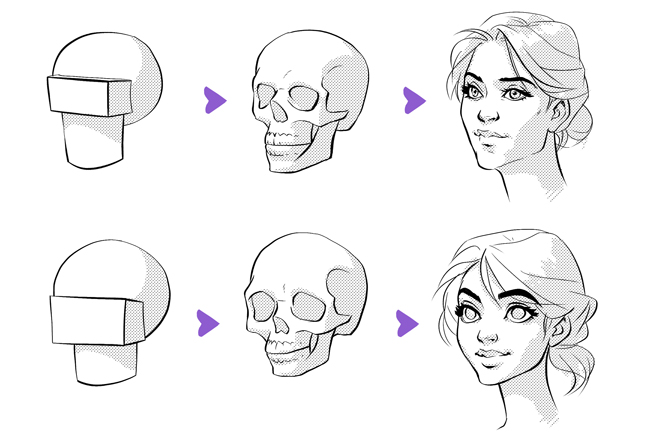 Featured image of post Anime Face Perspective For a yelling face draw the jaw same place as you would for the wider open mouth