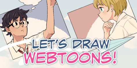 What are Webtoons? Drawing comics in the vertical scrolling format.