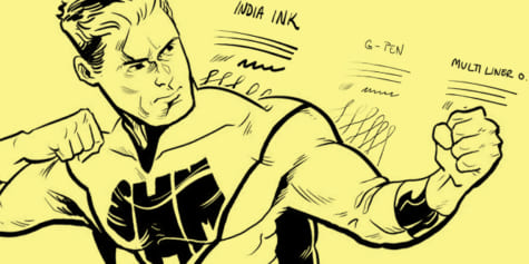 Inking Superhero Comics in Clip Studio Paint