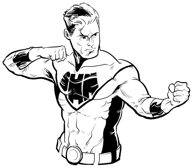 Inking Superhero Comics in Clip Studio Paint