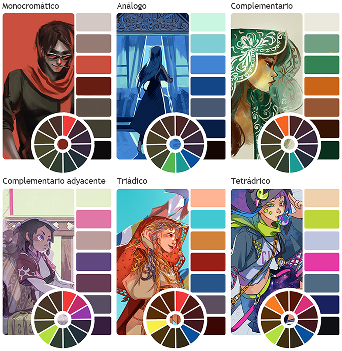 Paletas de color para ilustración profesional | Art Rocket