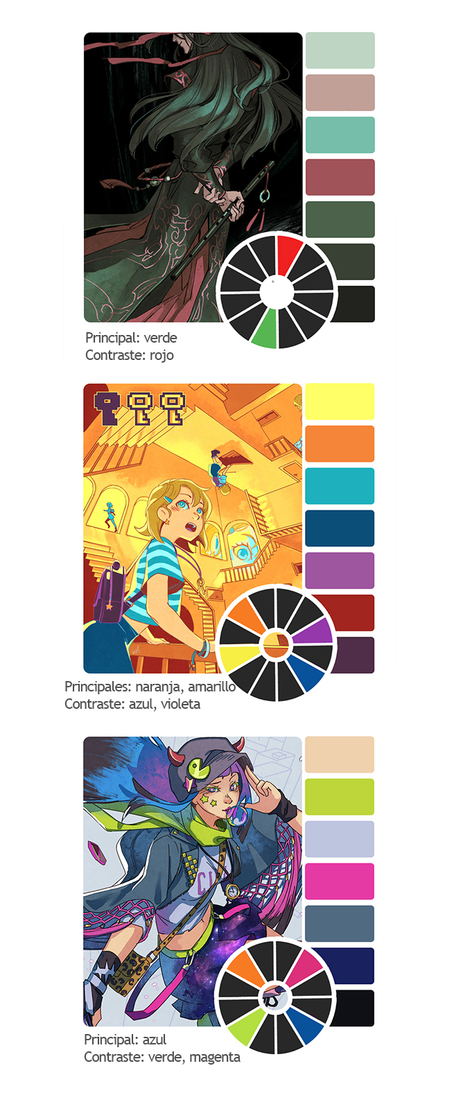 Paletas de color para ilustración profesional | Art Rocket