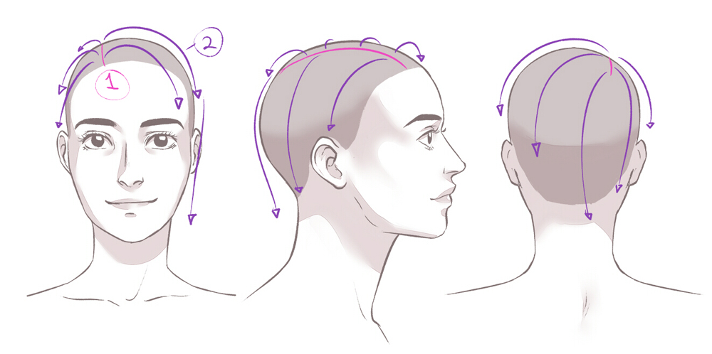 How To Draw Anime Boy Hair - Drawing Realistic Anime Hair