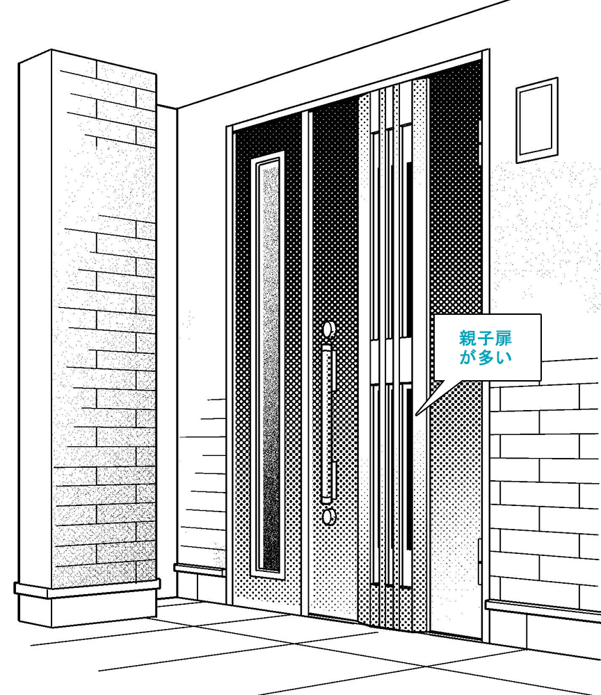 超級 背景講座 Maedaxの背景萌え 玄関のドア編 イラスト マンガ描き方ナビ