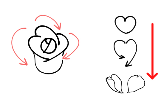 How To Draw A Rose Art Rocket