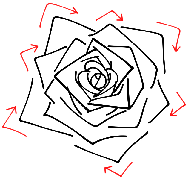 Featured image of post Rose Flower Sketch Simple 1024x834 simple flower design with pencil sketch pencil