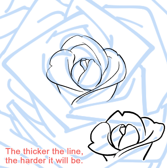 How to Draw a Rose