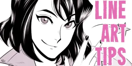 Tips for Drawing Digital Anime Line Art article banner