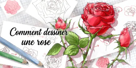 Comment dessiner une rose