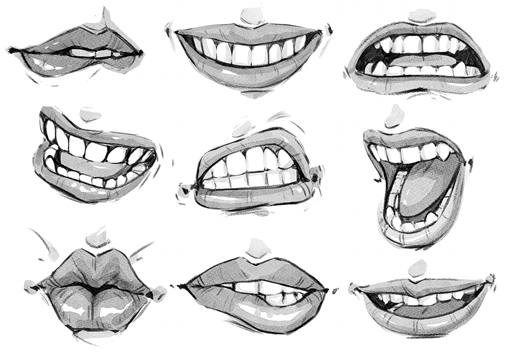 Featured image of post Shy Mouth Drawing How to draw manga mouths