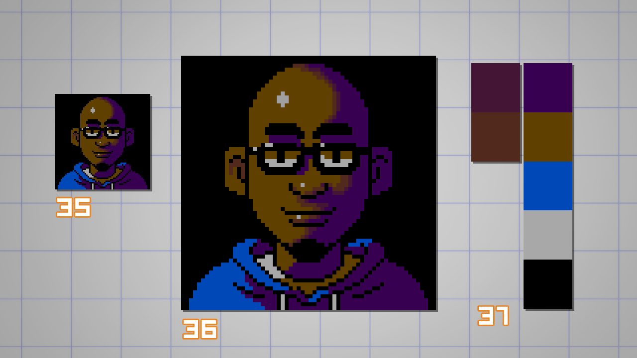 Personnage en pixel art