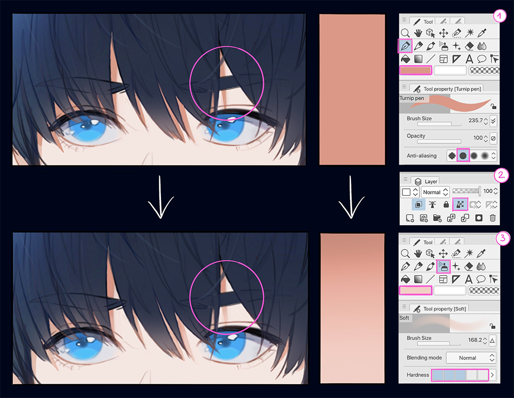 EASIEST Way To Color Anime Skin 