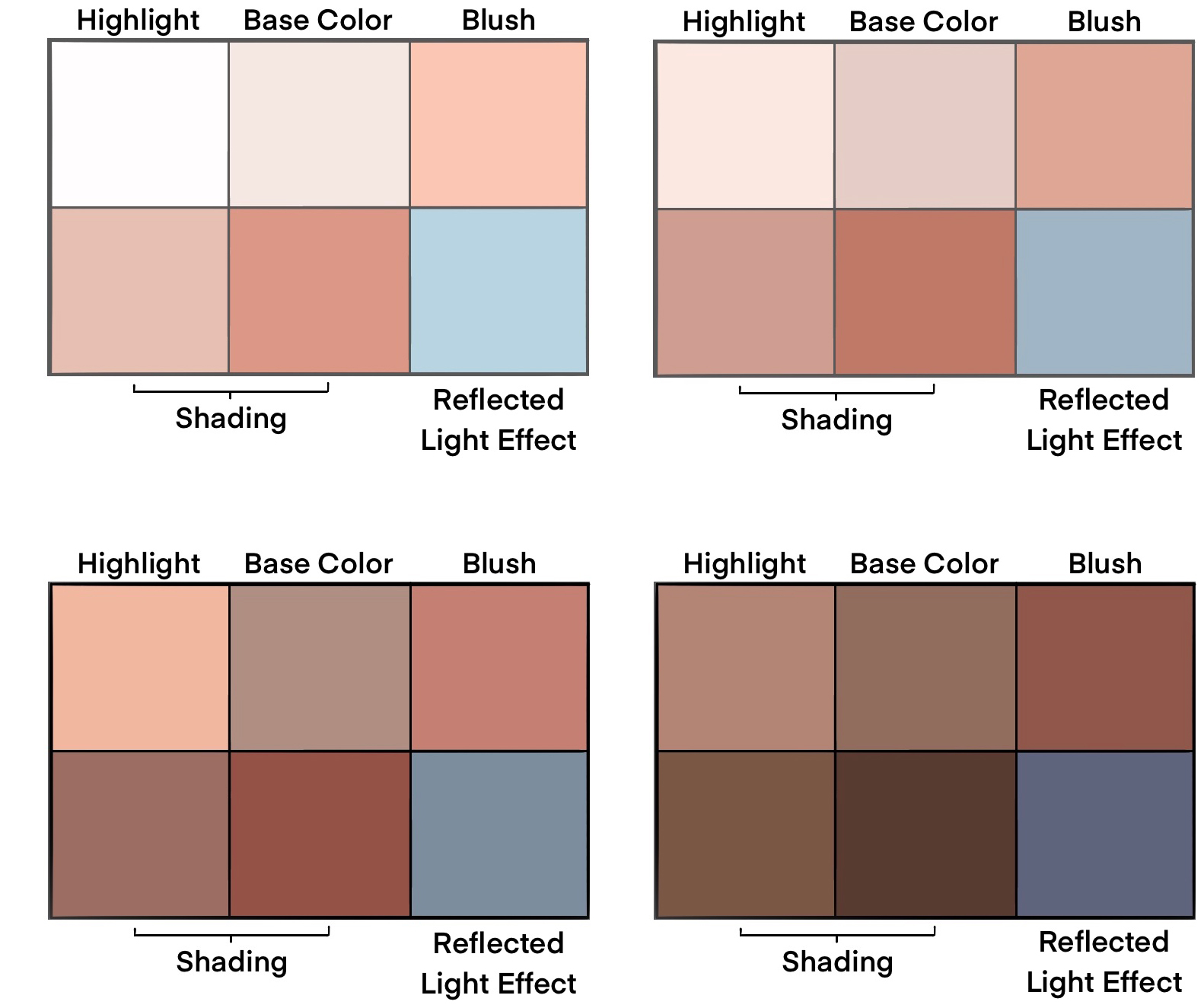 Colorable) Boy Anime Face Skin Tone 2