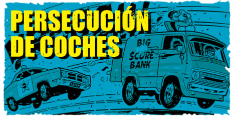 Cómo dibujar una persecución de coches