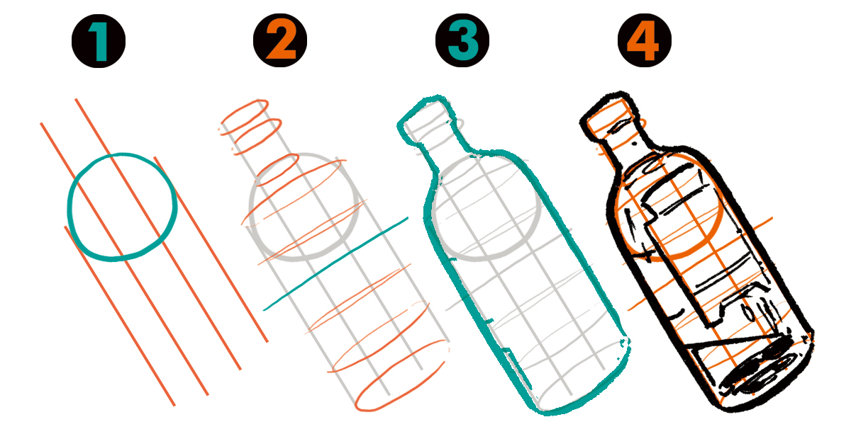 Cómo dibujar vasos y botellas | Art Rocket