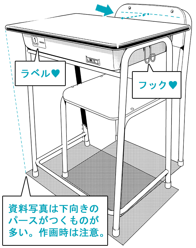 【超級!!背景講座!!】MAEDAXの背景萌え！学校の机編 イラスト・マンガ描き方ナビ