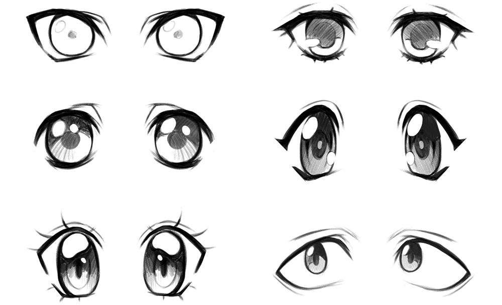 How to Draw Female Anime Eyes Tutorial  AnimeOutline