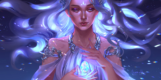 How to Draw Glowing Effects for Magical Portraits