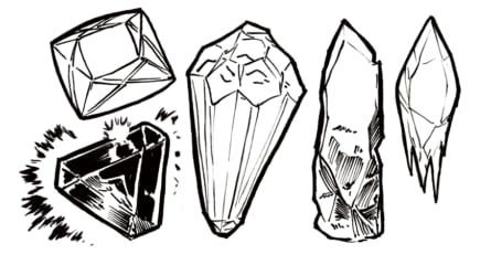 How to draw Gems, Crystals, and Gold | Art Rocket