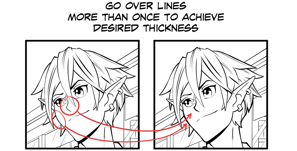 Adding more weight to your linework