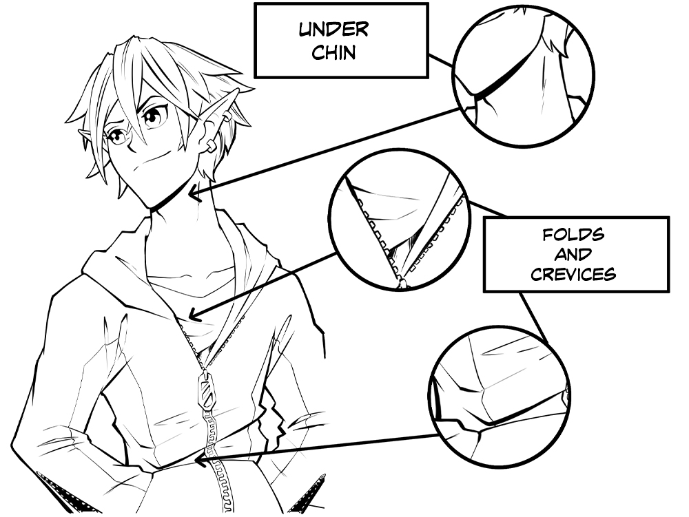 Character R Outline Drawing How to Outline a Character – Sketch To Color