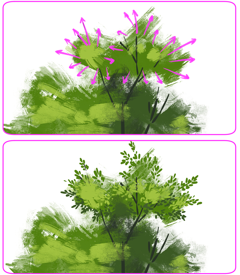 How to Draw a Bush  Easy Drawing Tutorial For Kids