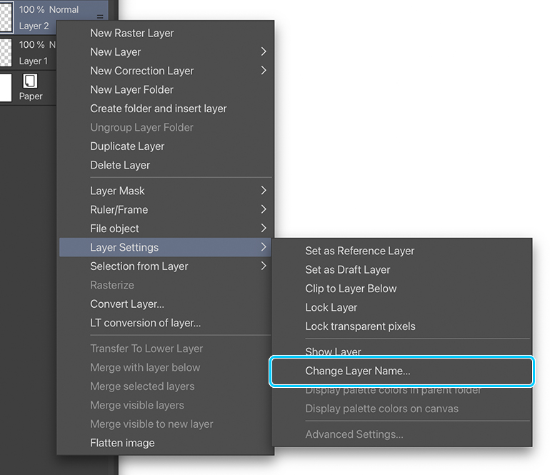 How to change your layer names for better layer management