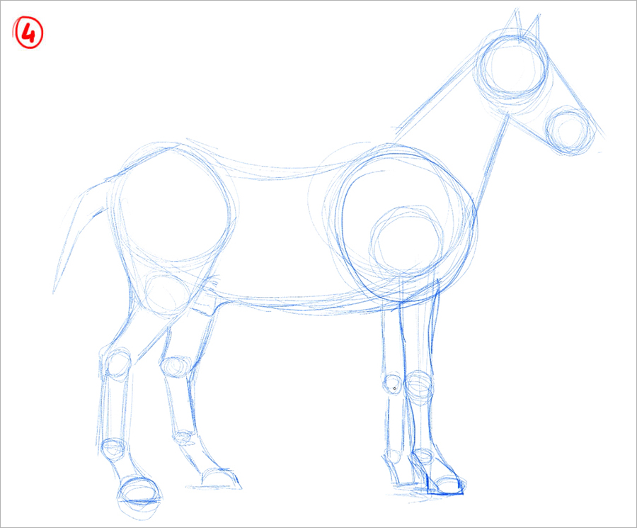 How-To-Draw-Horses  Dessin cheval facile, Comment dessiner un