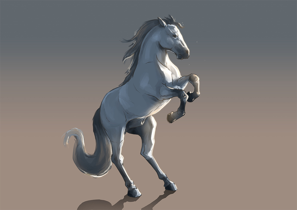 簡単な図形から始めよう リアルな馬の描き方 イラスト マンガ描き方ナビ