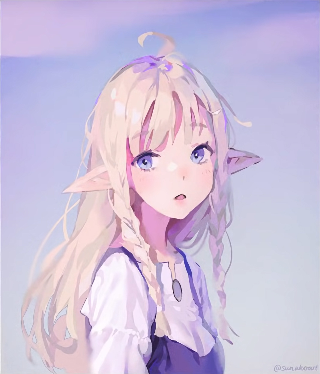 anime girl, me, digital art, 2021 : r/Art