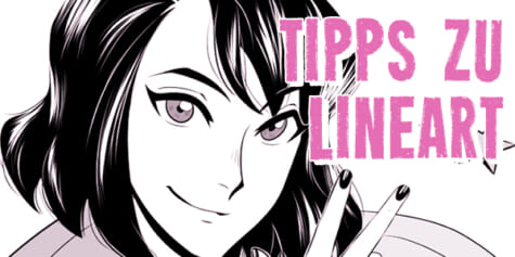 Lineart für Illustrationen im Anime-Stil digital zeichen