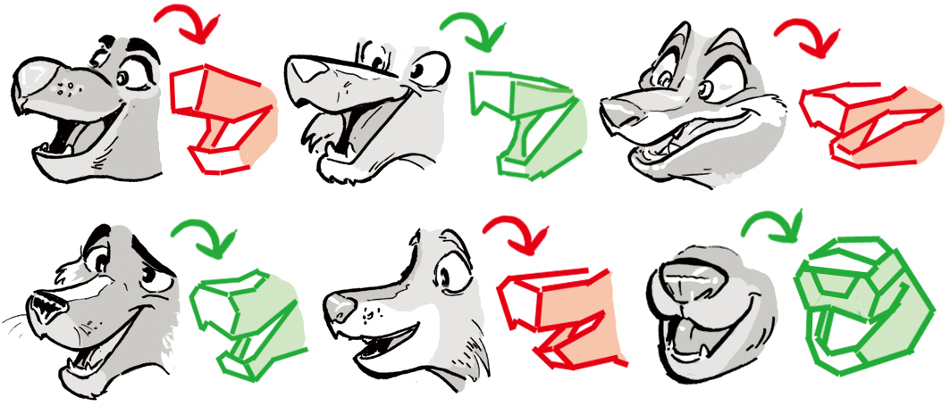 How To Draw Animal Heads & Snouts | Art Rocket