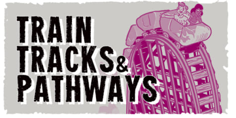 How to Draw Train Tracks and Pathways