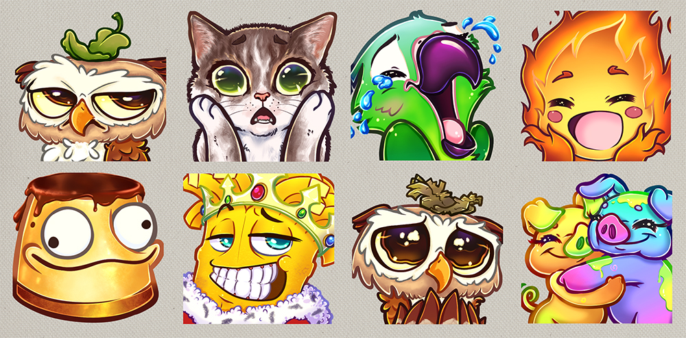 Create funny emotes for exaggerated emotions