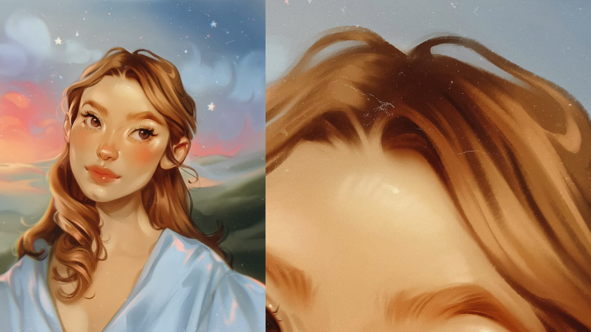 Small details in the hair make the difference