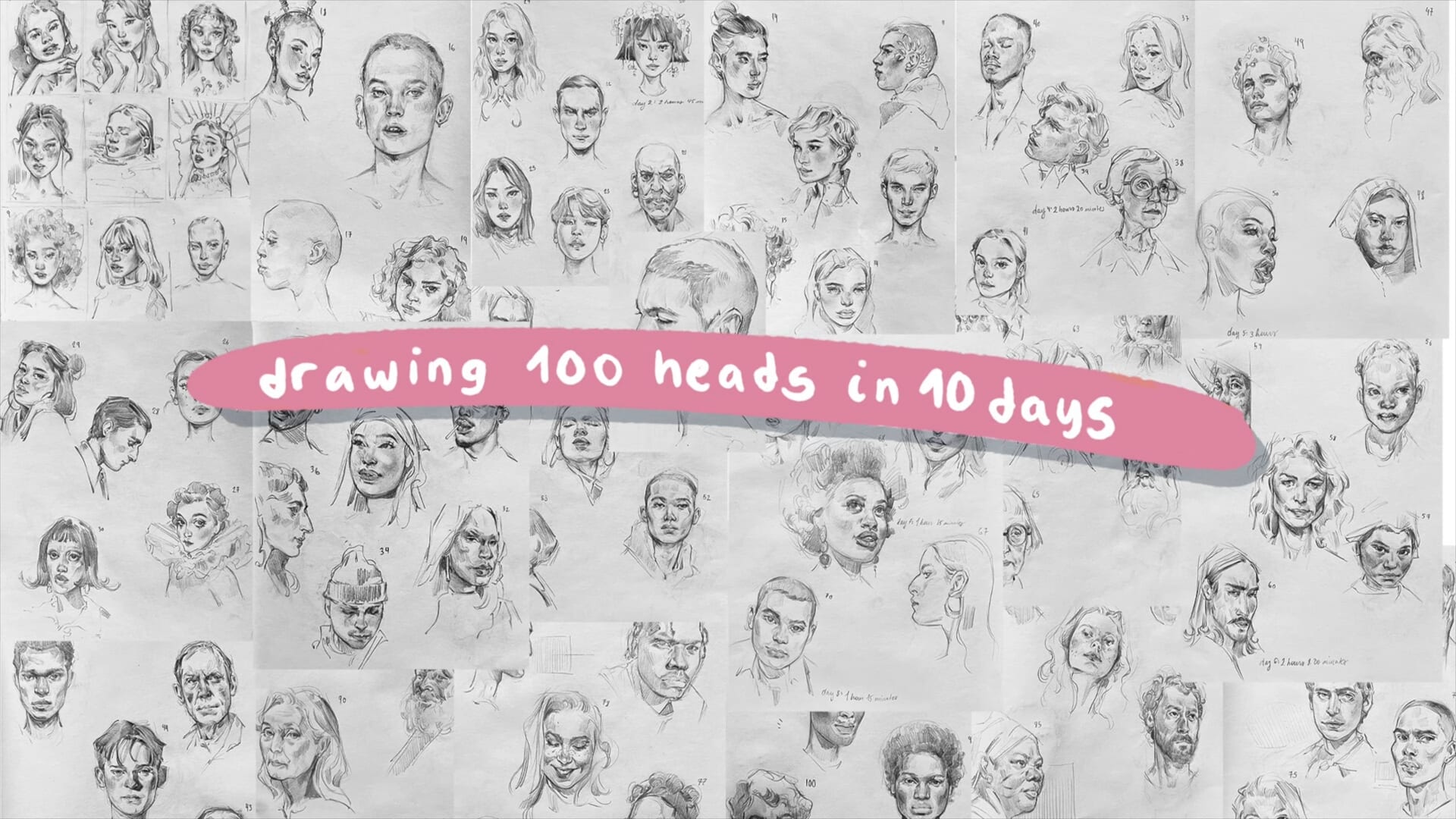 100 heads challenge, overcome same face syndrome
