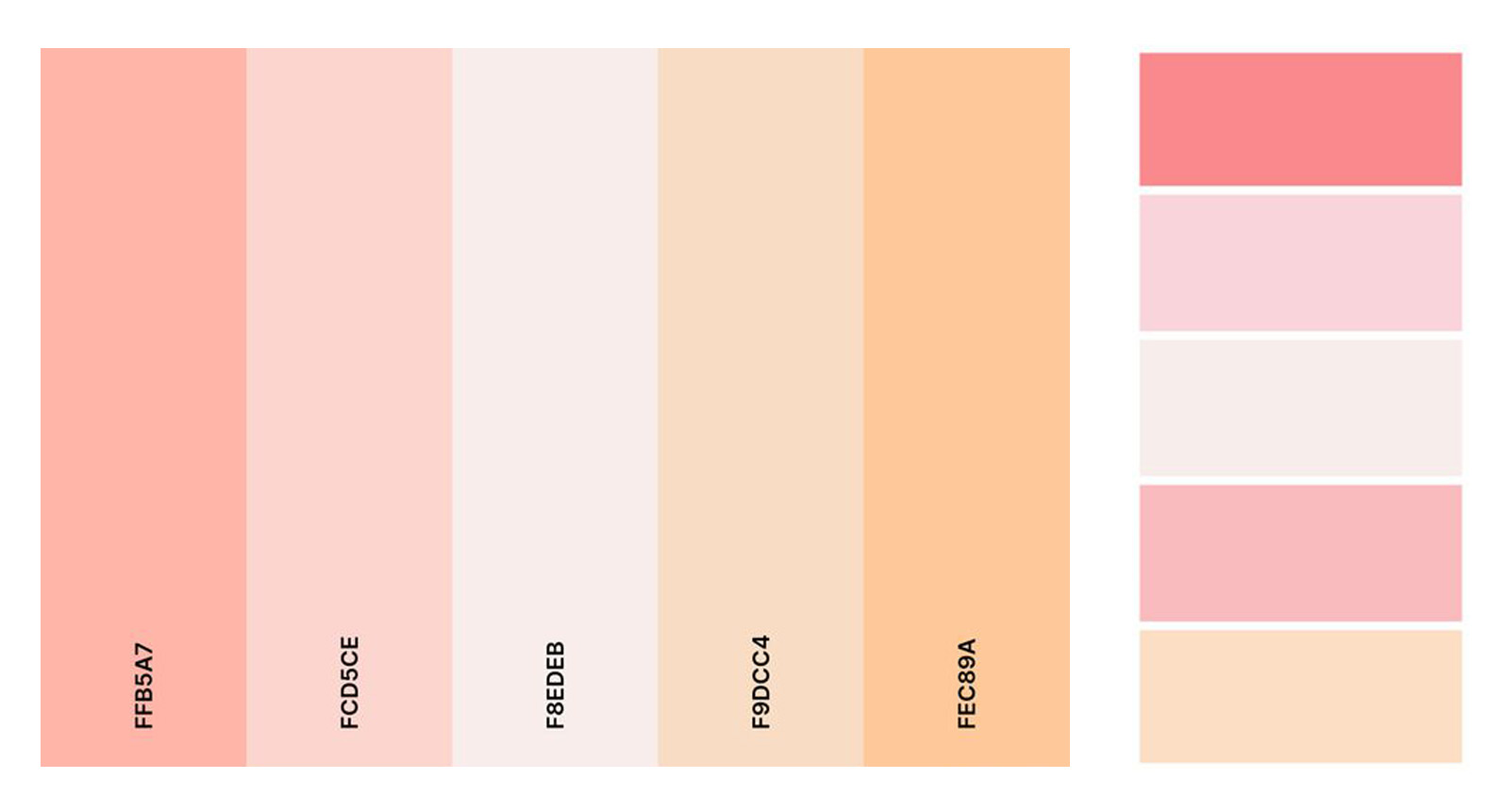 color palette pink colors