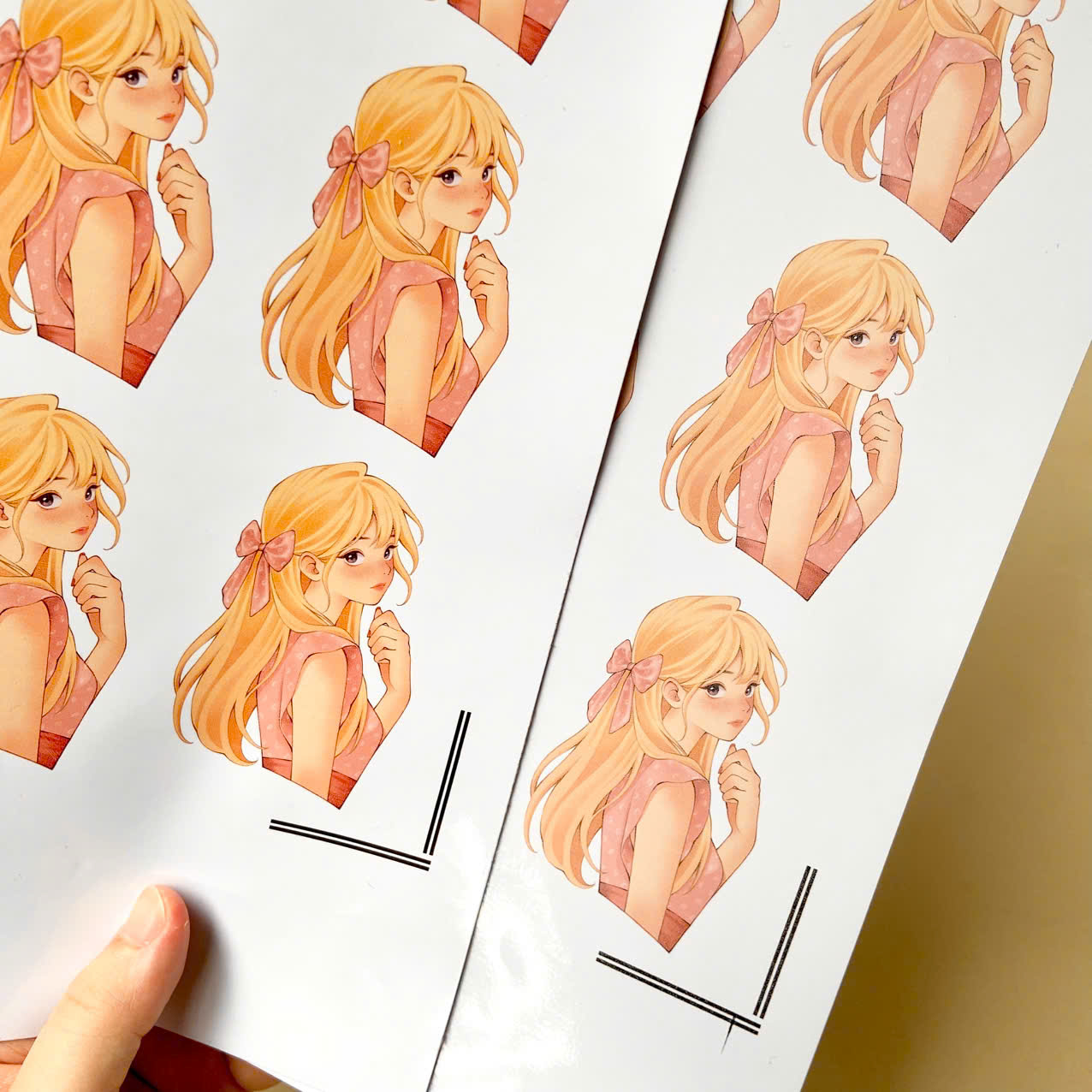 sticker sheet printing stickers