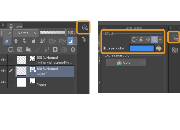 Layer Property Palette CSP UI