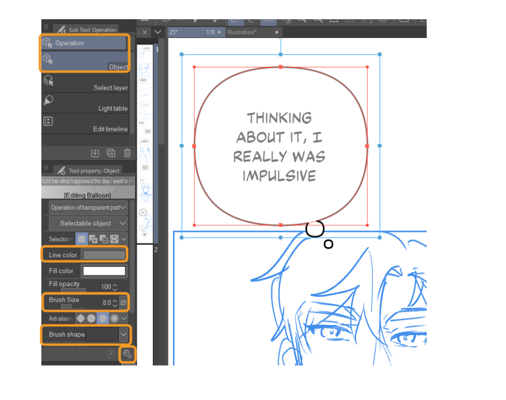 webtoon speech bubble dialogue