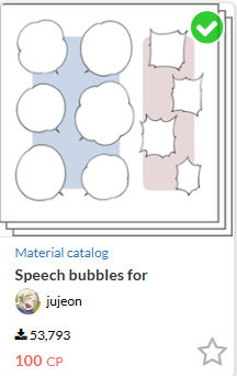 speech bubble asset
