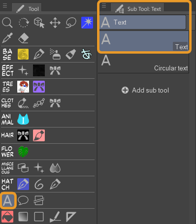 workspace CSP UI text tool