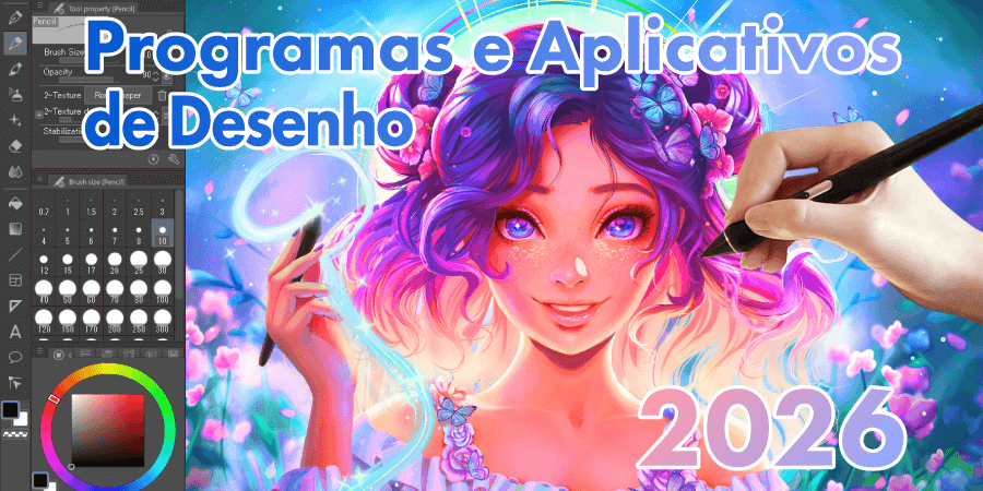 Melhores Apps para Desenhar em 2026 (PC, Tablet ou Smartphone)