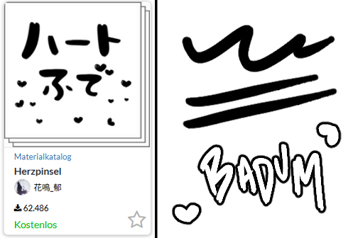 herzpinsel aus clip studio assets