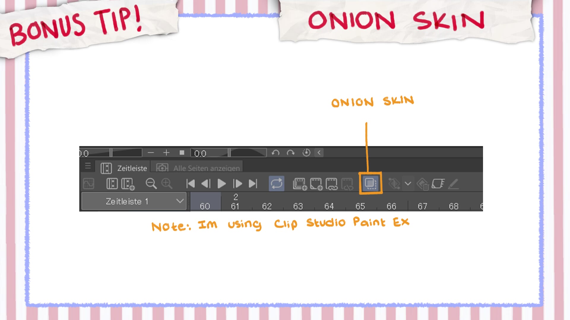 UI zum Einschalten der Zwiebelschicht