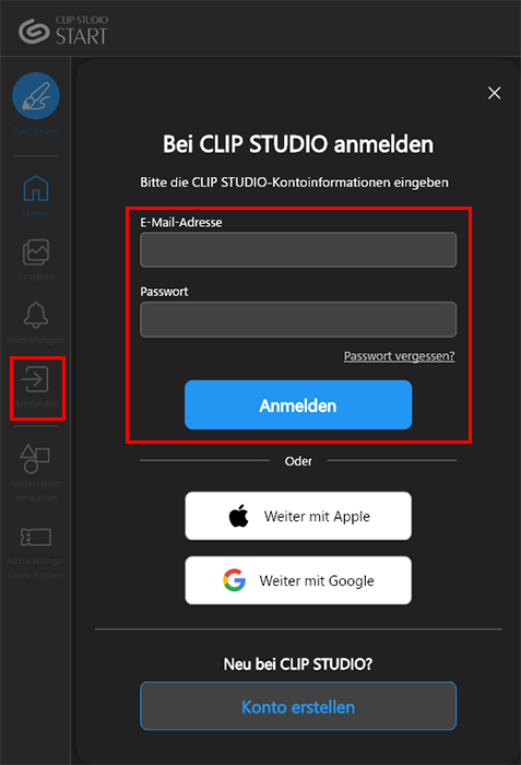 Melde dich mit deinem Clip Studio-Konto an, um Materialien von Clip Studio Assets herunterladen zu können.