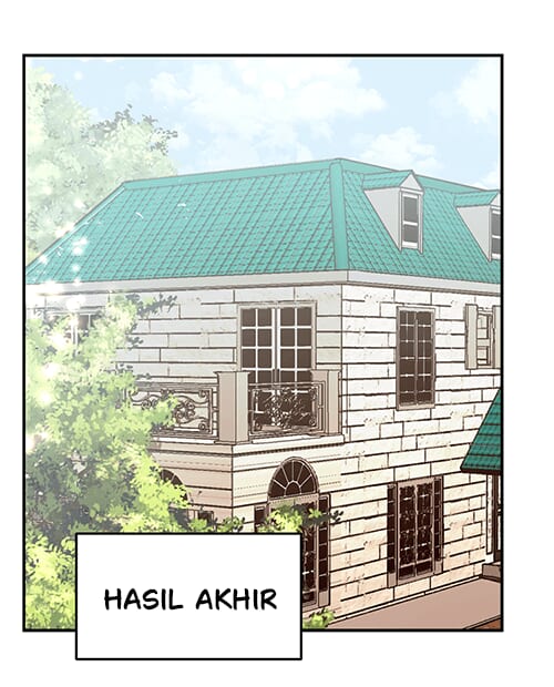 rumah dengan warna gaya webtoon