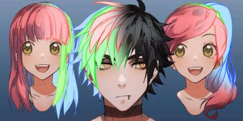 （4/22公開レビュー中）Tutorial de cabelo de anime para iniciantes por Laovaan